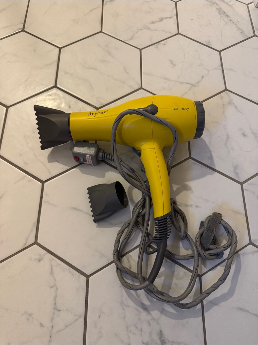 Drybar Yellow Bio Ionic Hair Dryer